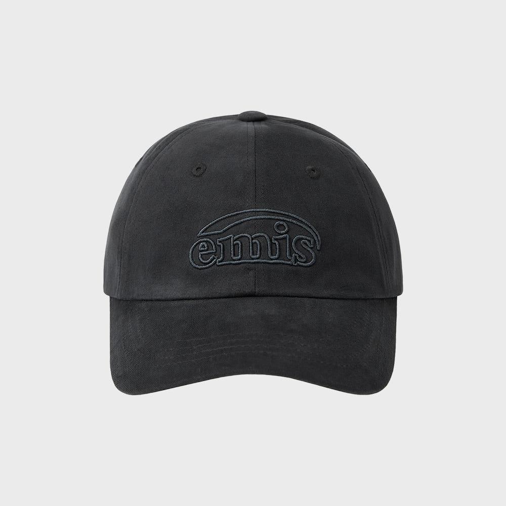 COTTON BRUSHED BALL CAP-CHARCOAL