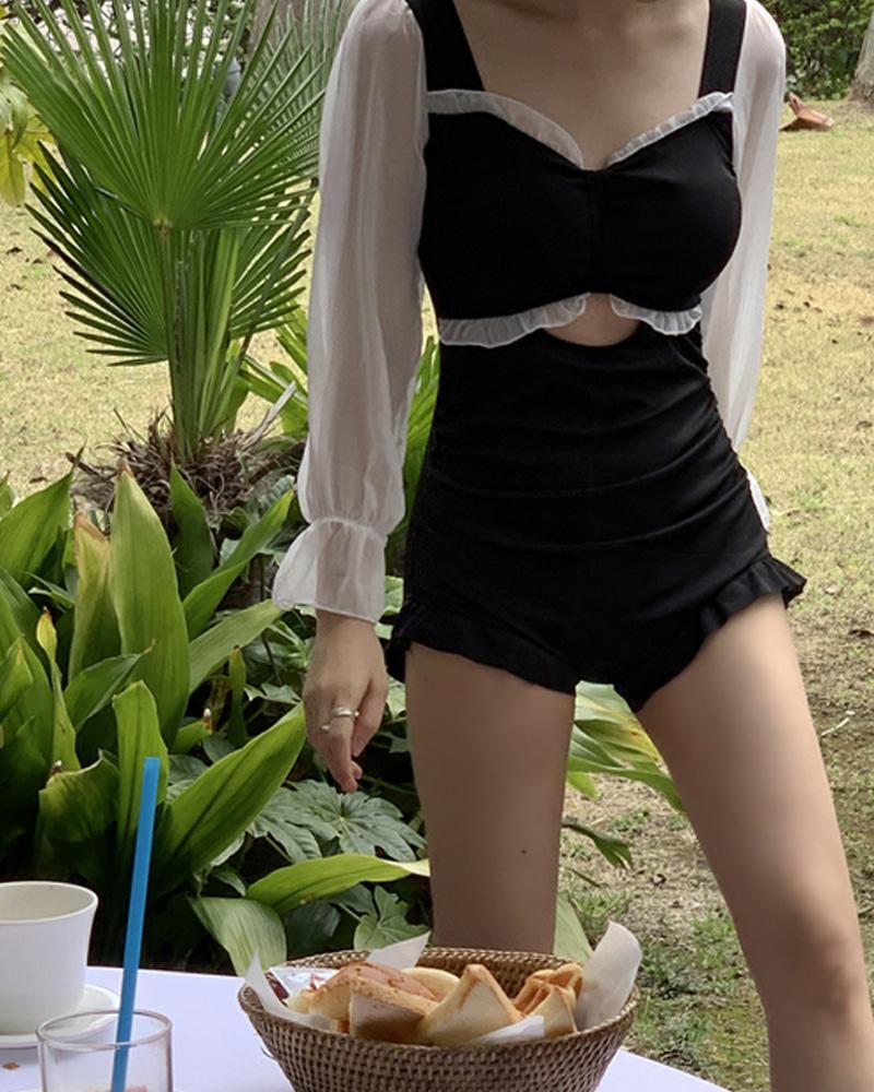 바니 프릴 모노키니
