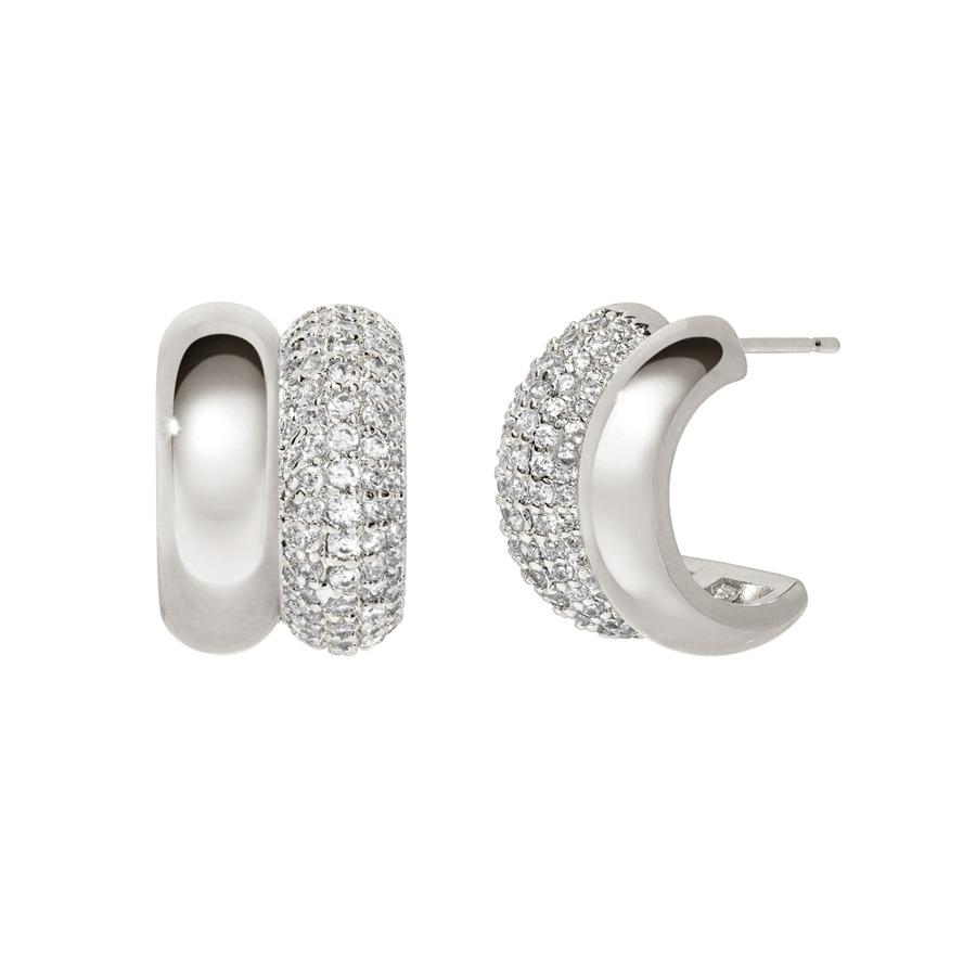 Double Pave Earrings