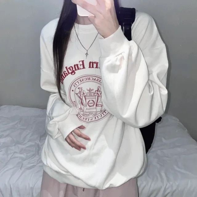 [unisex] 마누스 오버핏 맨투맨 (4color)