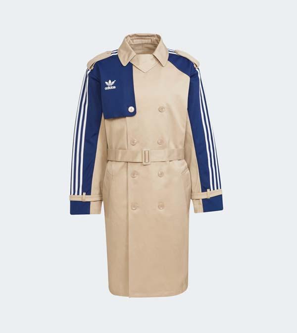 [해외] 아디다스 블루 버전 트렌치 코트 정호영 인스타그램 코디 착장 다크 블루 남성 H33465