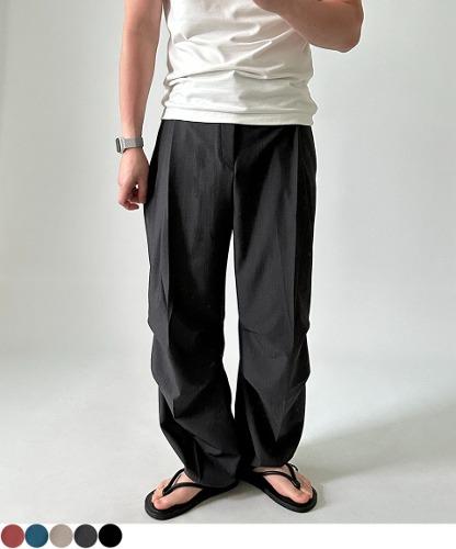 썸머 파라슈트 밴딩 슬랙스