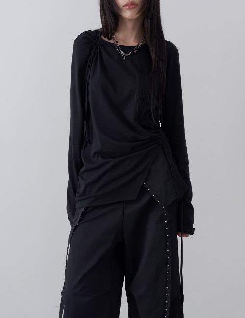 cutting string slit tee