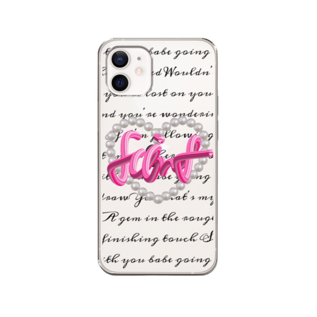 Heart pearls - Jell hard case