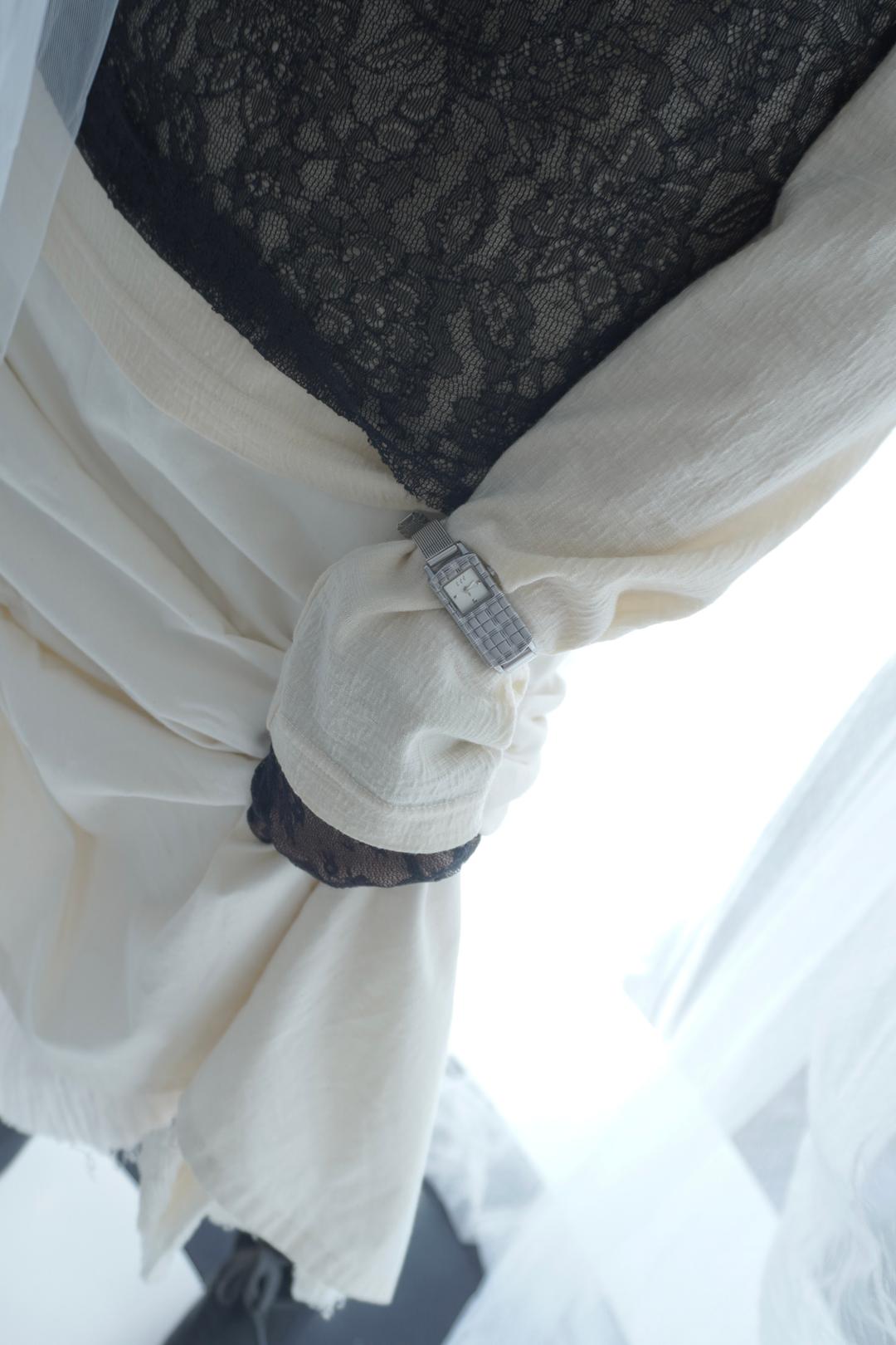 Checkbar Watch (Ivory)