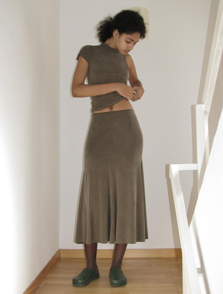 PALOMAWOOL 팔로마울 비키 큐프라 스커트 Vicky flared cupro skirt
