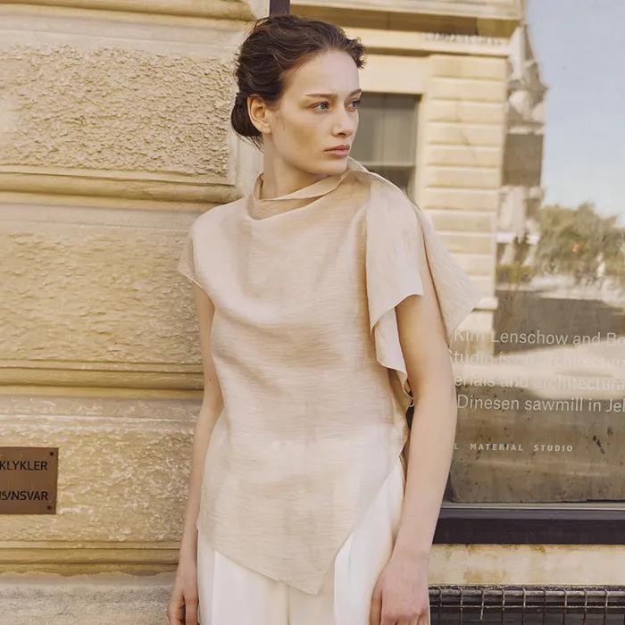 Delphine Blouse Toasted Linen