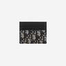 Dior Card Holder Beige & Black Dior Oblique Jacquard