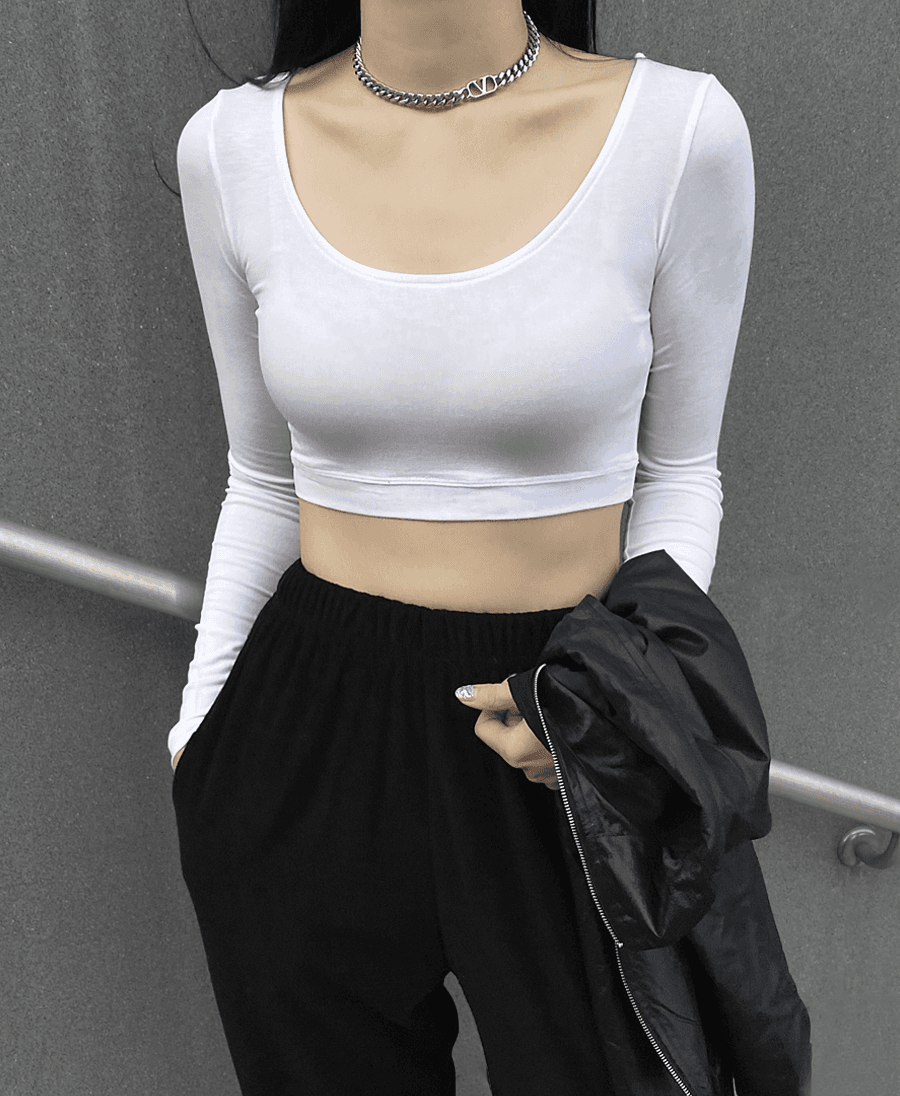 릴리즈 라운드 미니 크롭티 (3 color)