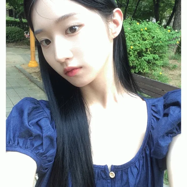 에이브 데님 스퀘어 블라우스 bl