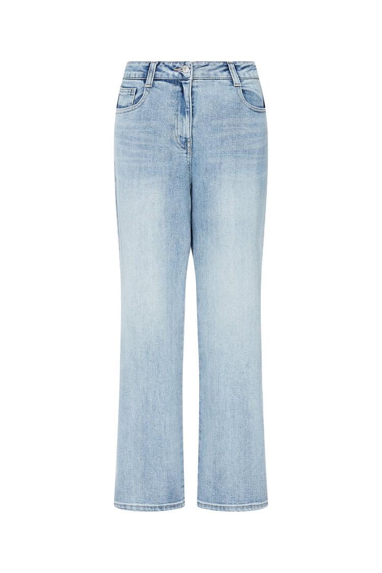 슬림 세미 부츠컷 데님 팬츠