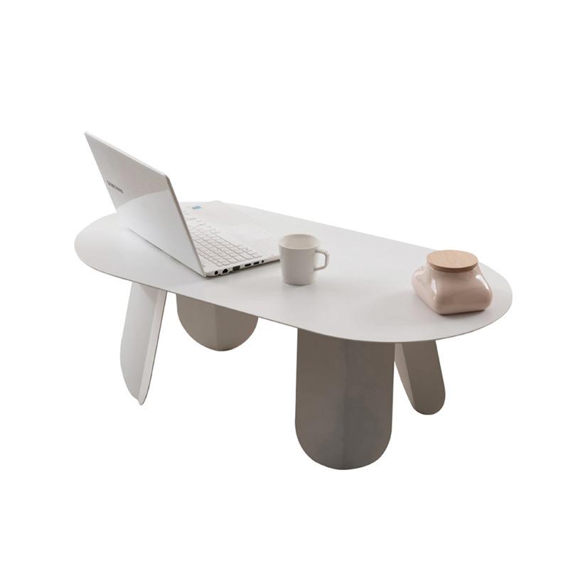 모던 아이언 라운드 소파테이블