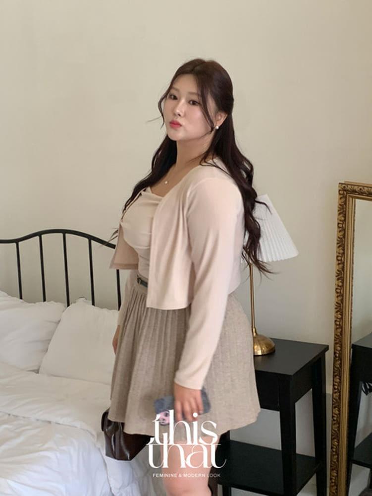 (빅사이즈) 드레이프 여리 set