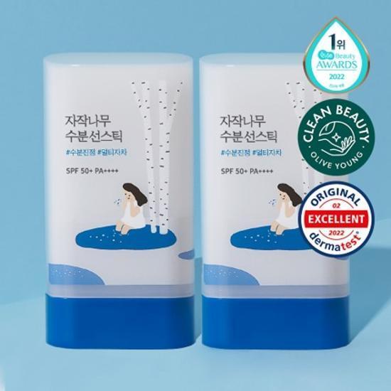 [NEW] 라운드랩 자작나무 수분 선스틱 19g 더블 기획