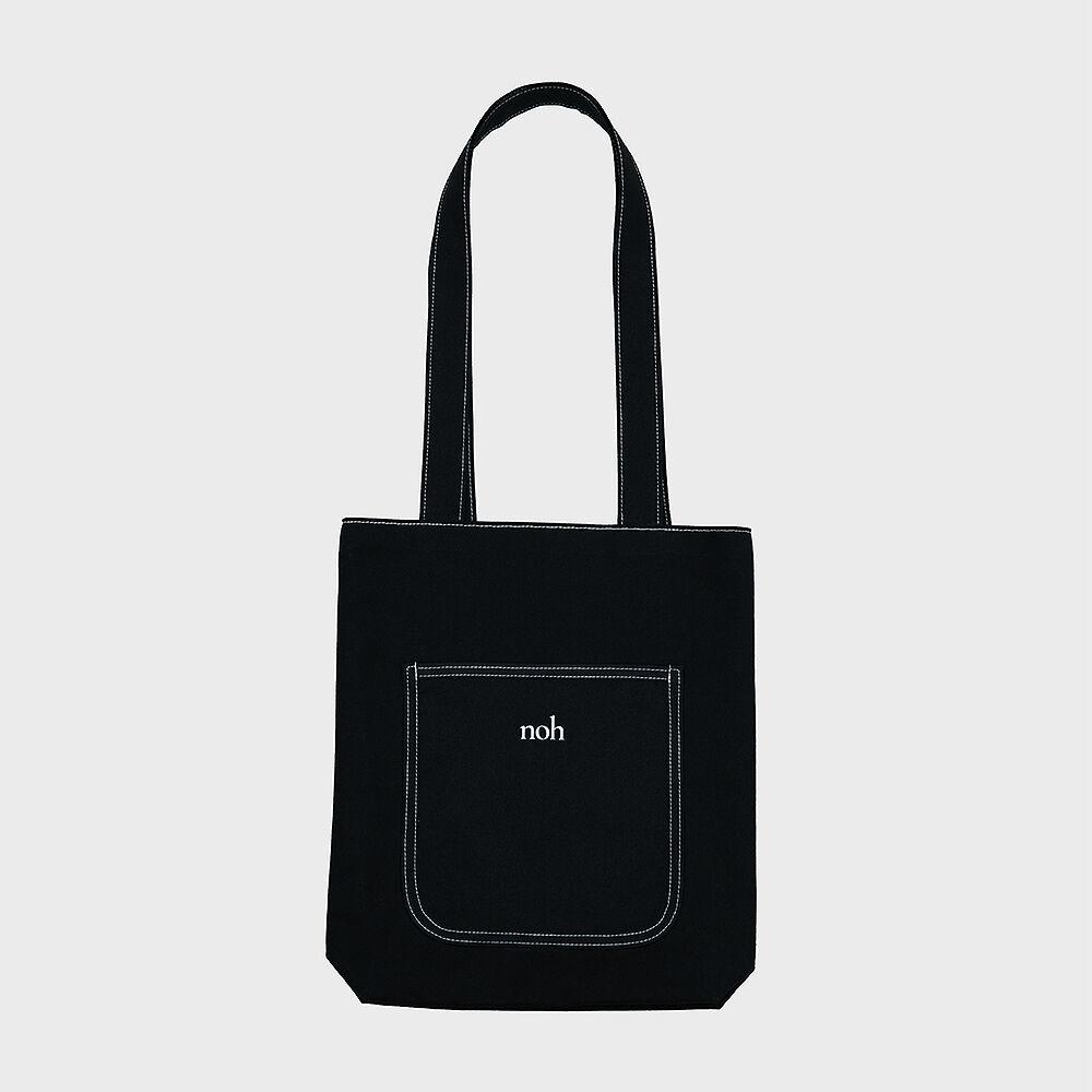 Stitch book bag (black)