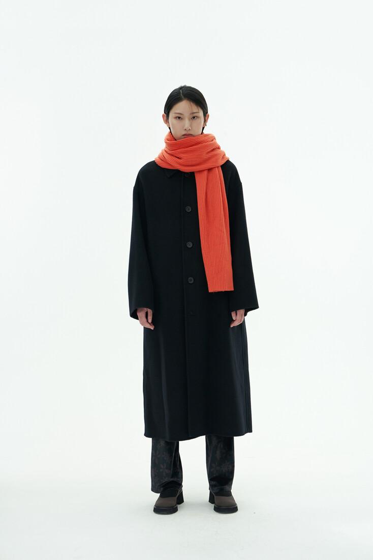 RIBBED BOLERO/MUFFLER (ORANGE)