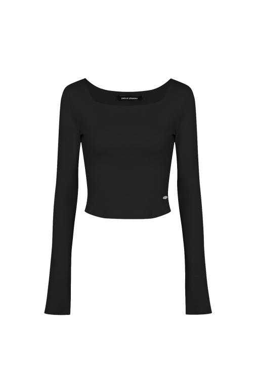 LOWER SQUARE TOP black