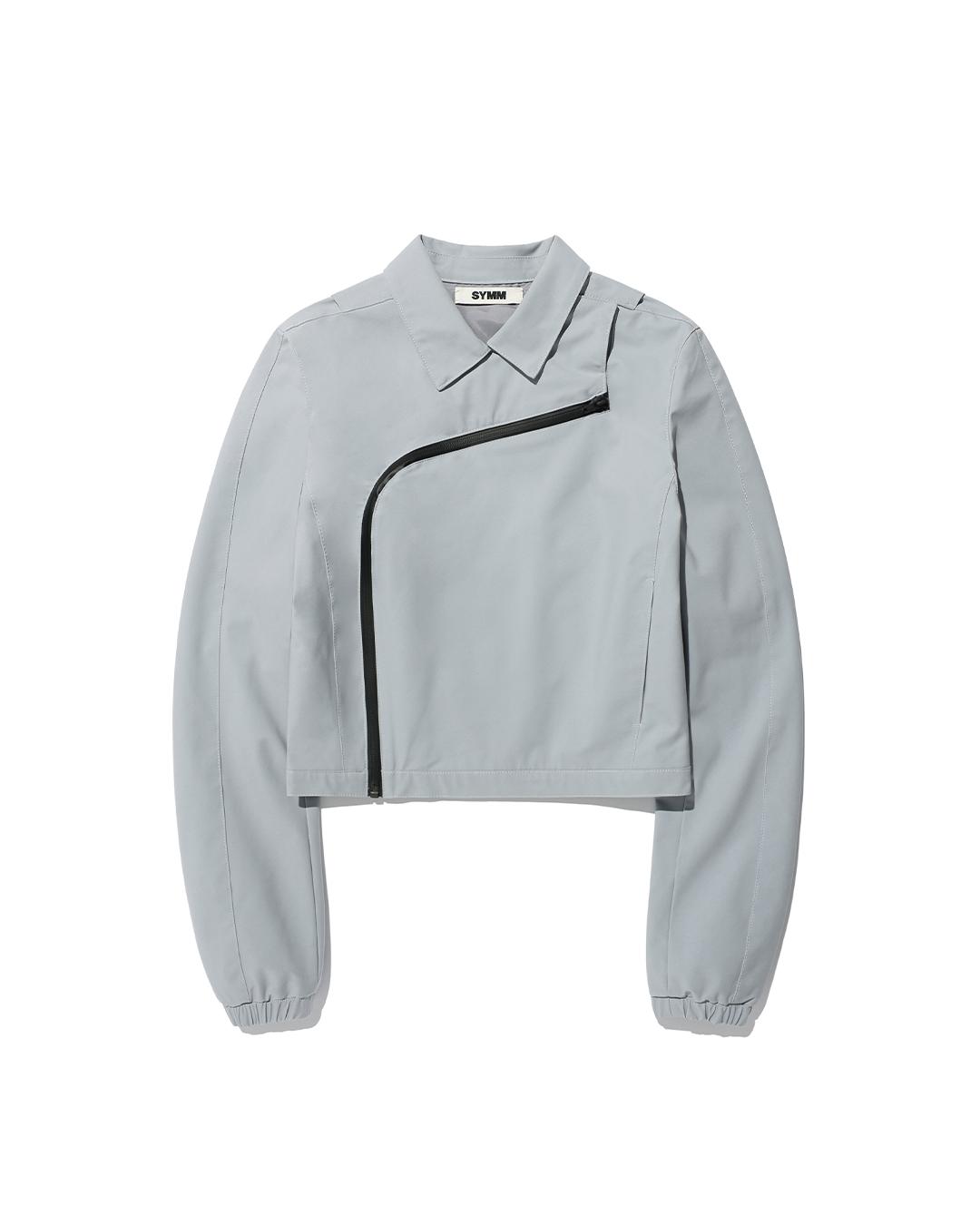 Cropped Jacket (Light Grey)