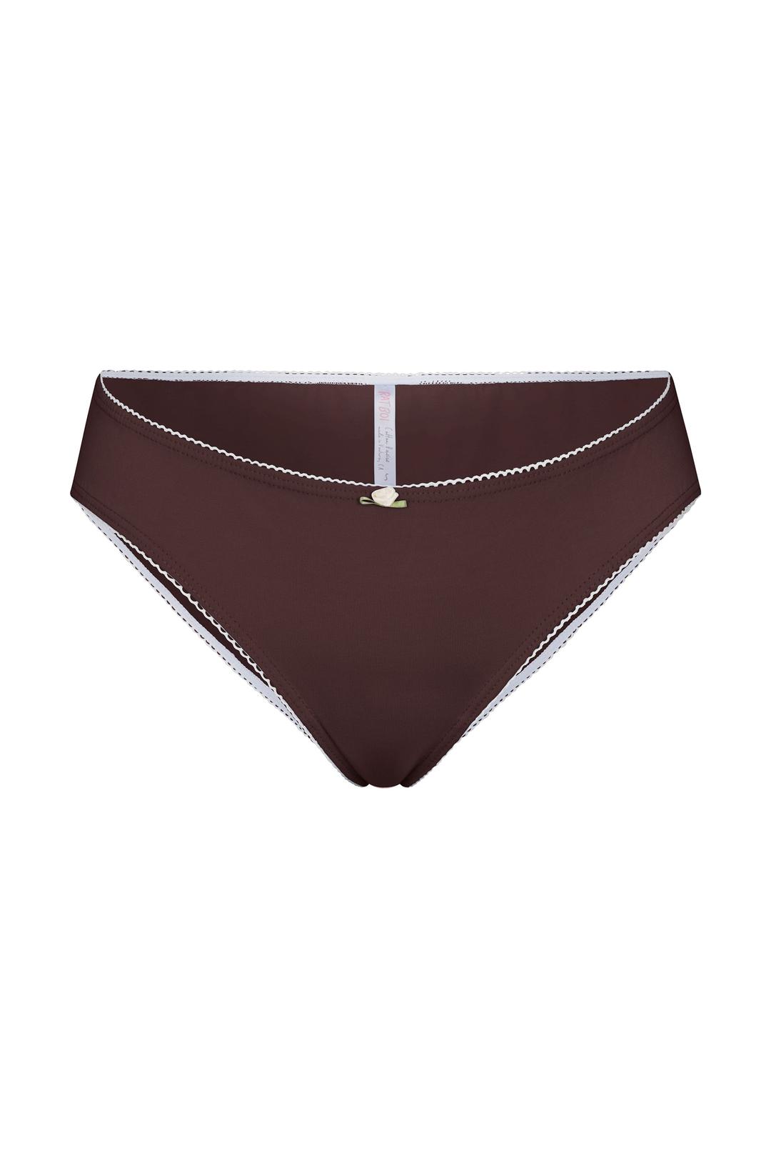 LOW RISE UNDERWEAR IN MOCHA - XS / Mocha
