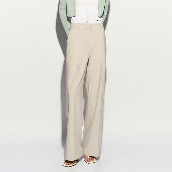 PINTUCK WIDE PANTS
