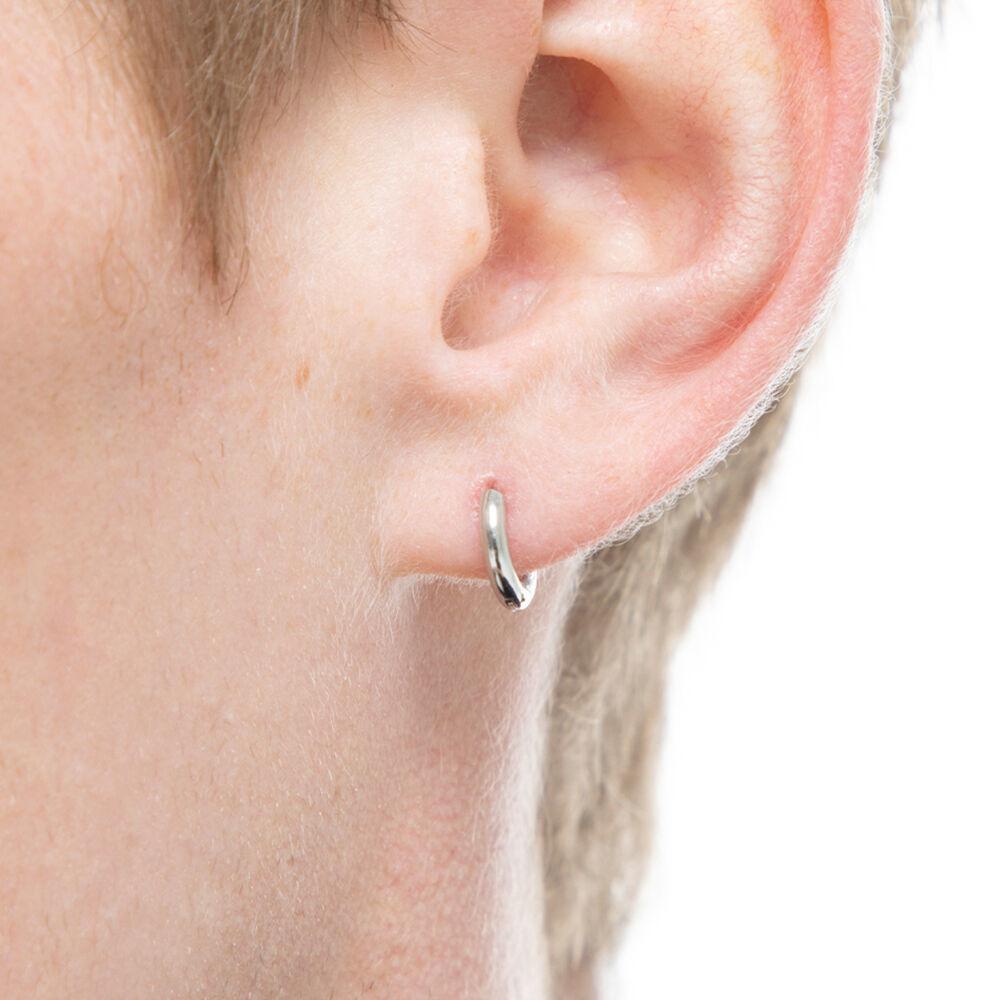 BA006 [Surgical steel] Simple round earrings