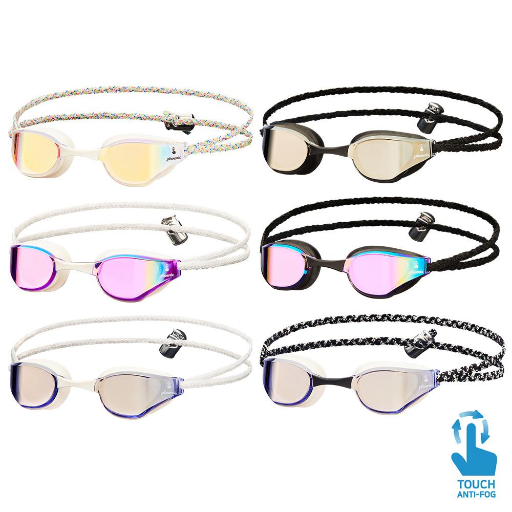 피닉스 디커브 미러 패브릭 터치안티포그 수경 PR-209M FB TA