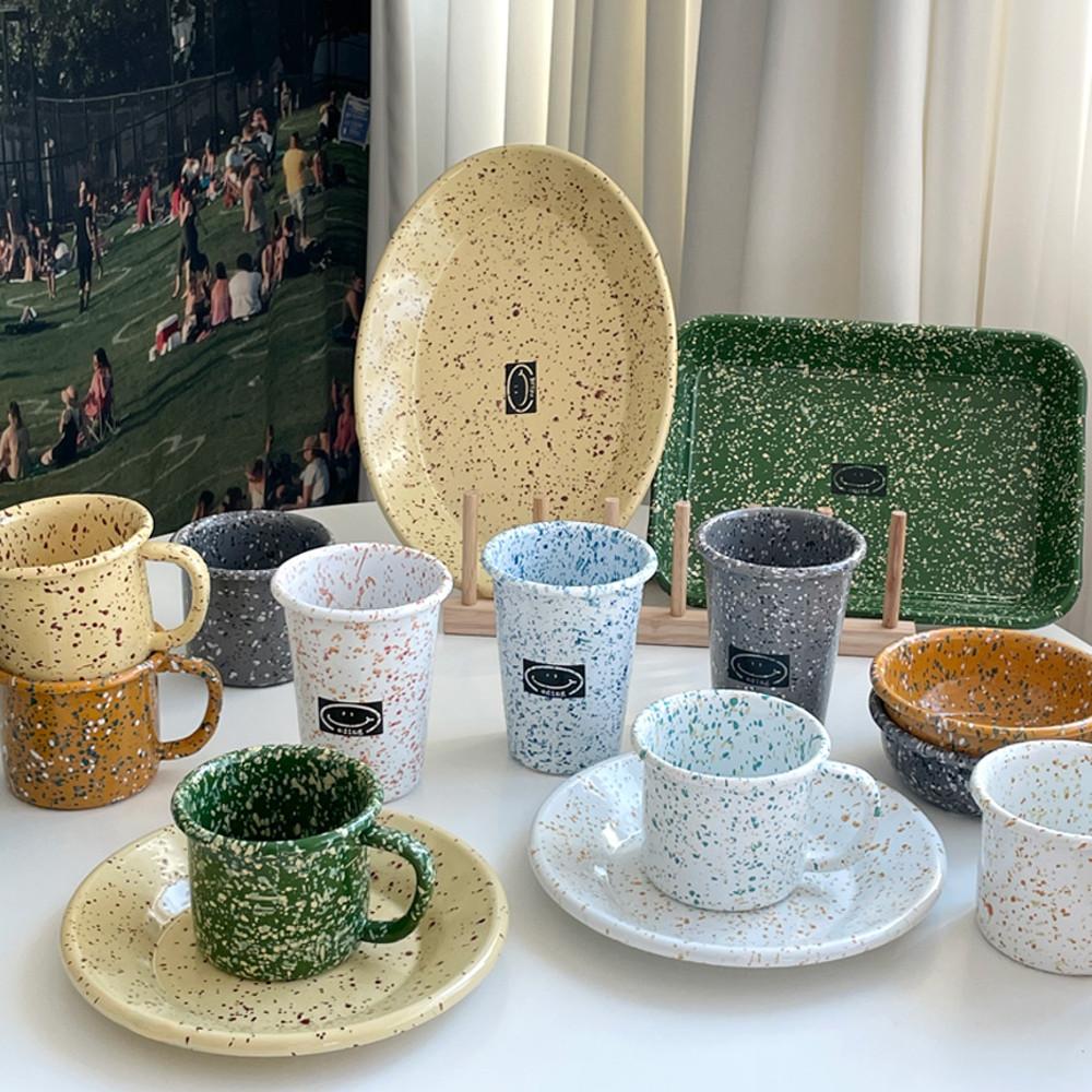 에딩 eding 법랑 에나멜 머그 텀블러 컵 접시 요거트볼 8color