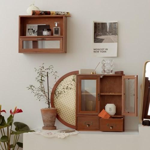 쥬얼리 박스 우드 빈티지 보석함 악세서리 돌반지 보관함