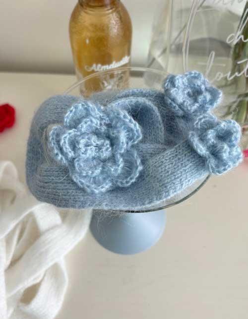 flower corsage muffler (5 colors)