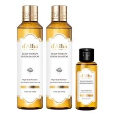 달바 프로페셔널 리페어링 스칼프 테라피 세럼 샴푸 민감두피 탈모케어용 210ml x 2p + 65ml 세트