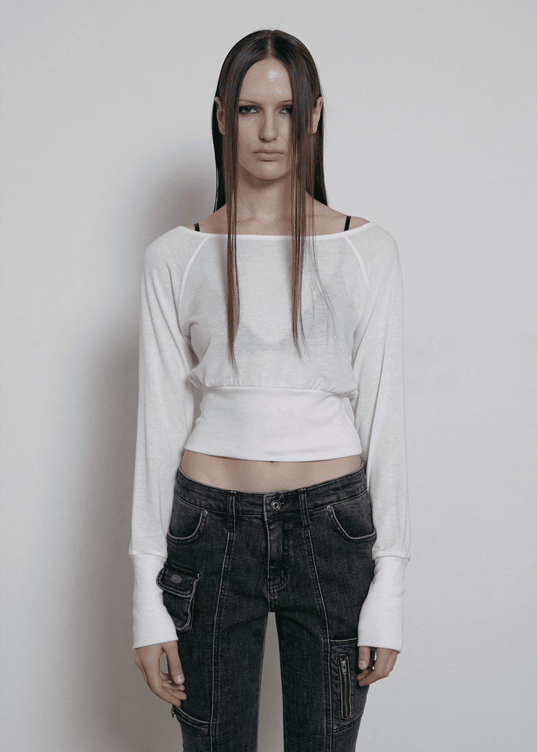 ESSENTIAL BOAT NECK LONG SLEEVE, IVORY