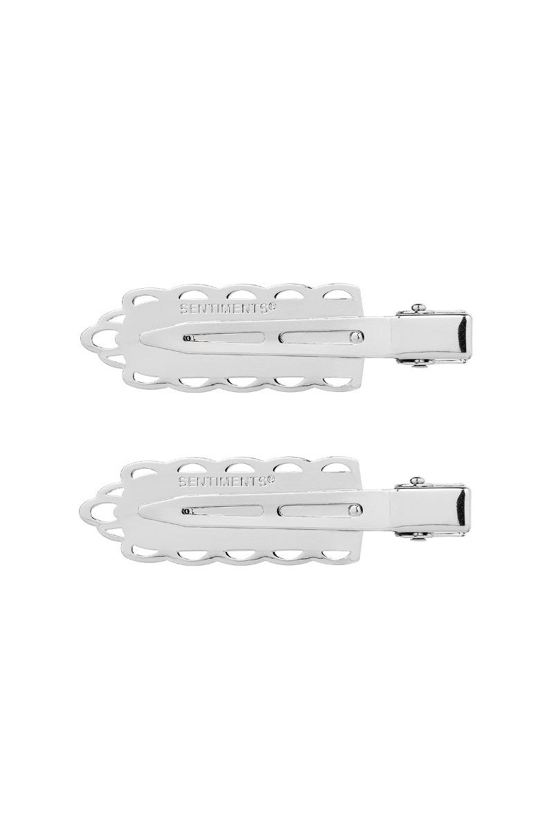 NO.546 [SILVER] SURFBOARD LACE HAIR PIN