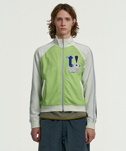 Joytamin Jersey Track Zip-Up Jacket Light Green