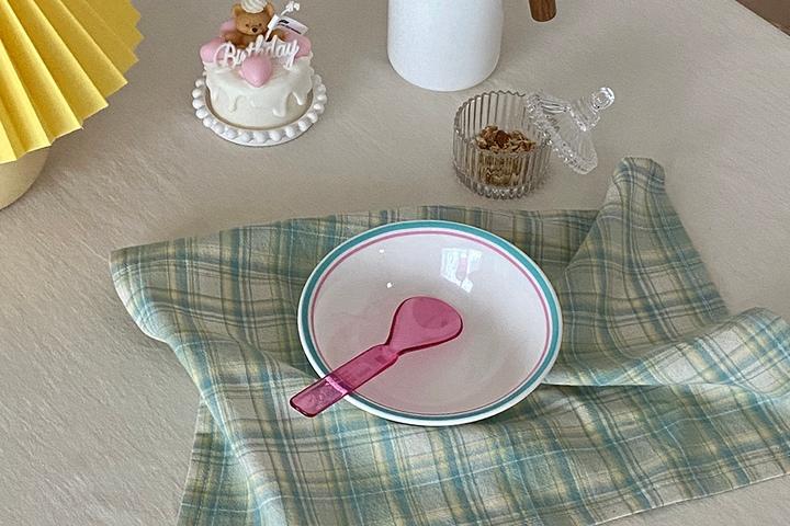 빈티지체크 테이블매트 키친크로스-2color