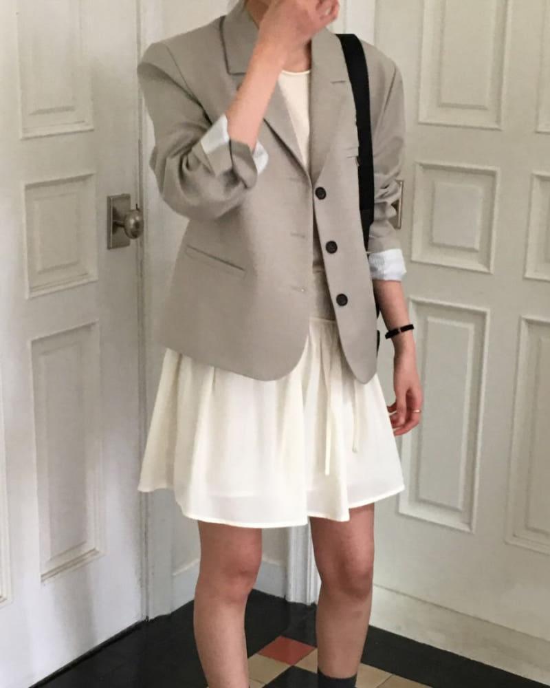25SS 오버테이크 뉴 시몬 자켓 오버핏 봄신상 정장재킷 하객룩