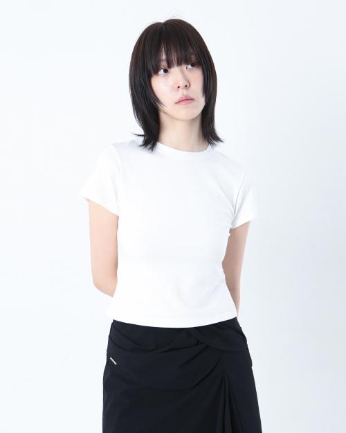 Basic short sleeves WHITE
