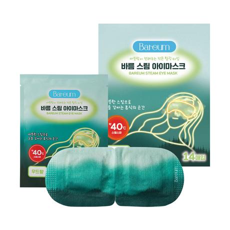 바름 스팀 아이마스크 14매입 우드향