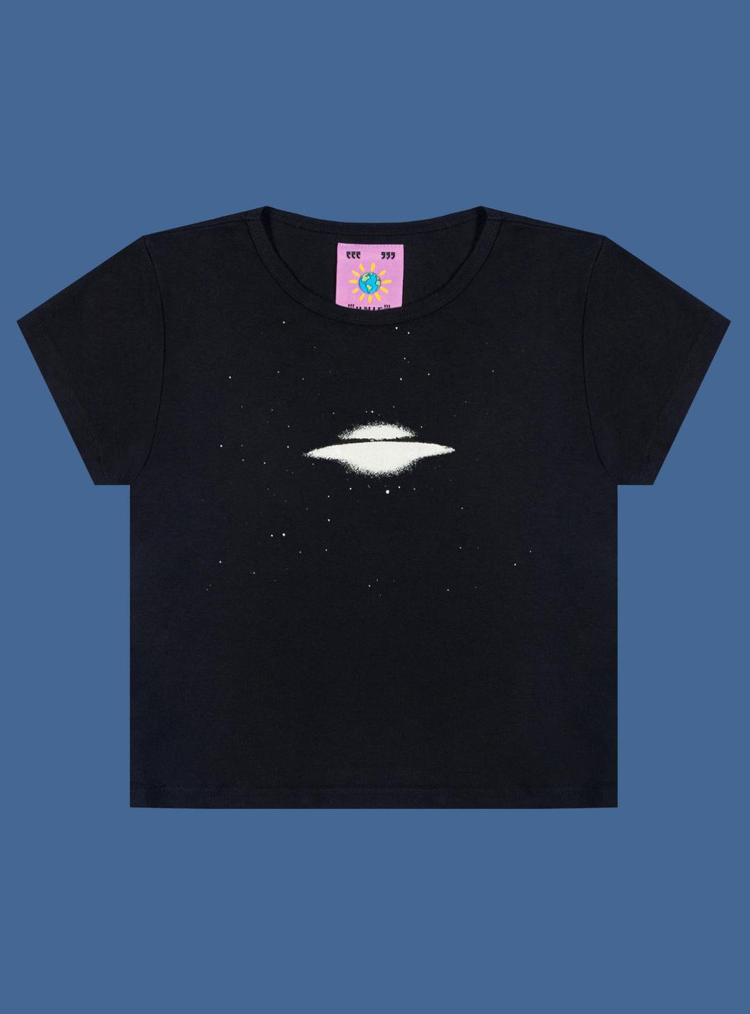 M104 Baby Tee - M / Black