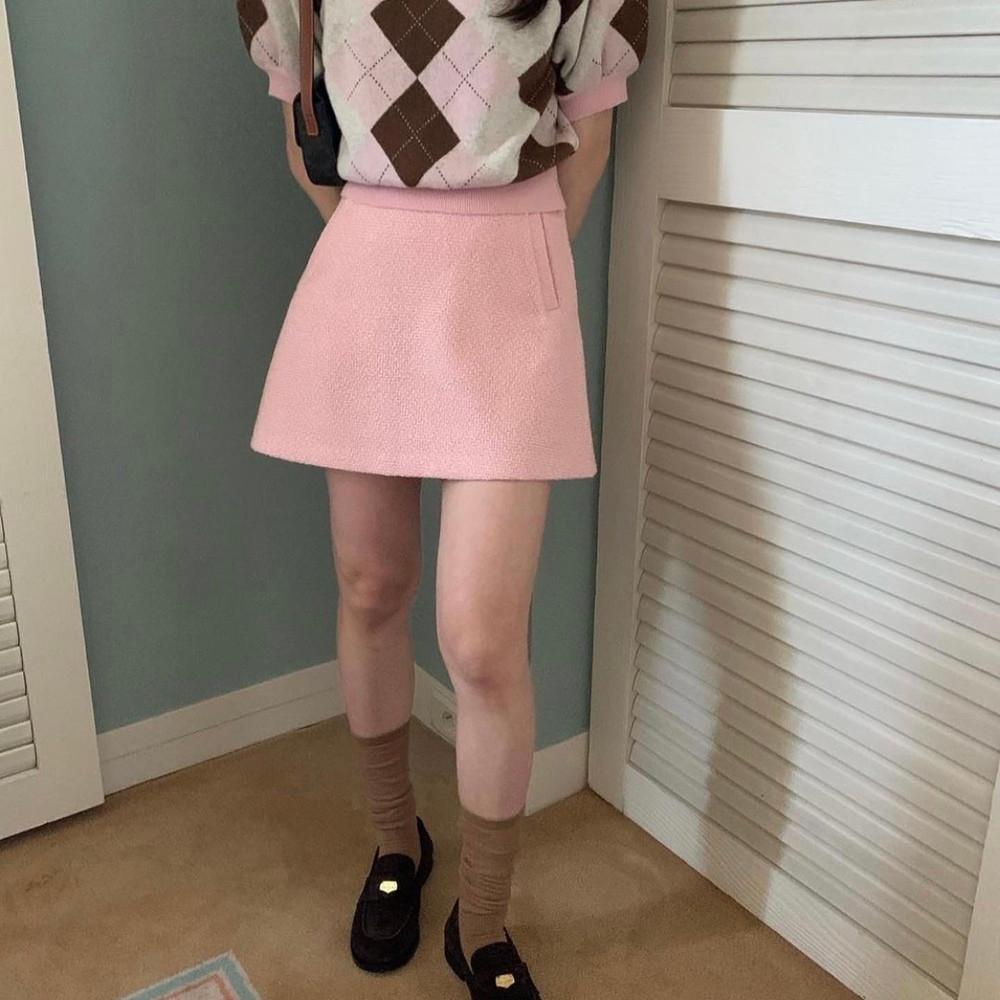 SALE 아이m 당일 프영띵 pyt 조이 트위드 가을 하객룩 출근룩 미니 스커트 치마3color