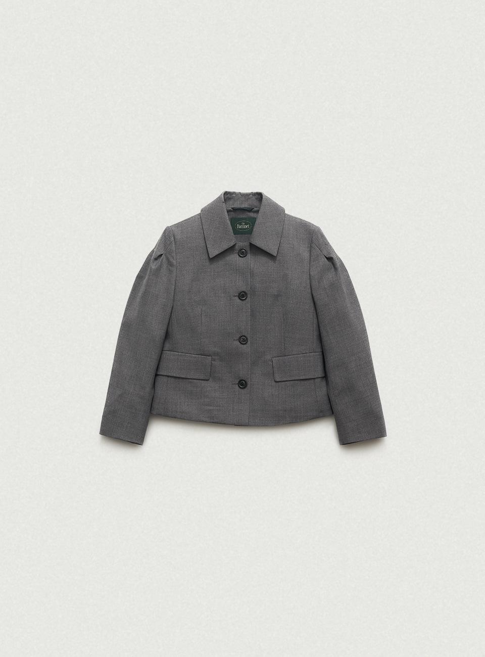 [3/10 14:00 KST OPEN] Classic Grey Single-Breasted Jacket