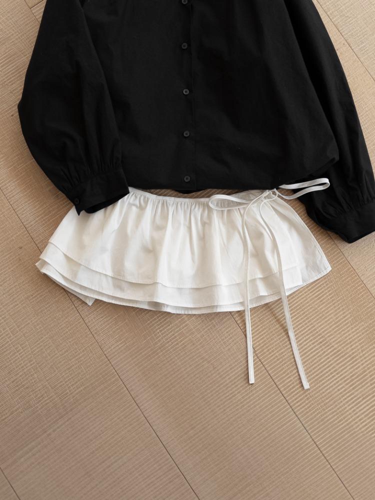 Petit wrap skirt *레이어드 아이템