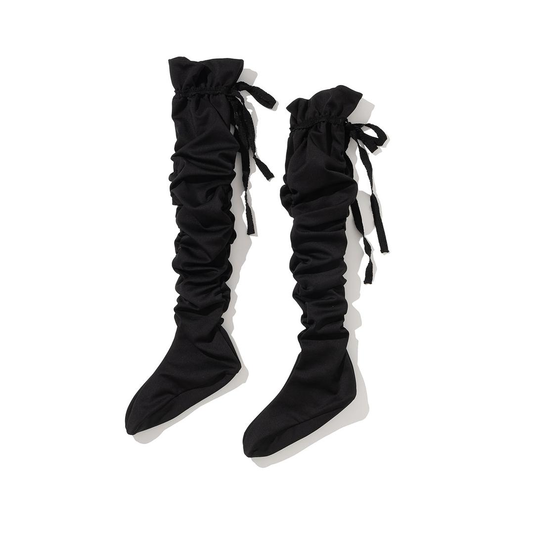 셔링 버선 (블랙)