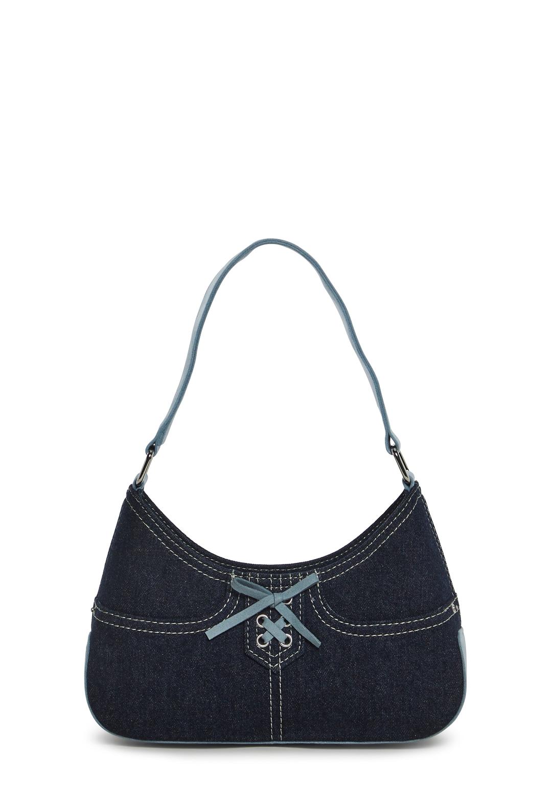 Busy Schedule Shoulder Bag - DARK BLUE / ONE SIZE