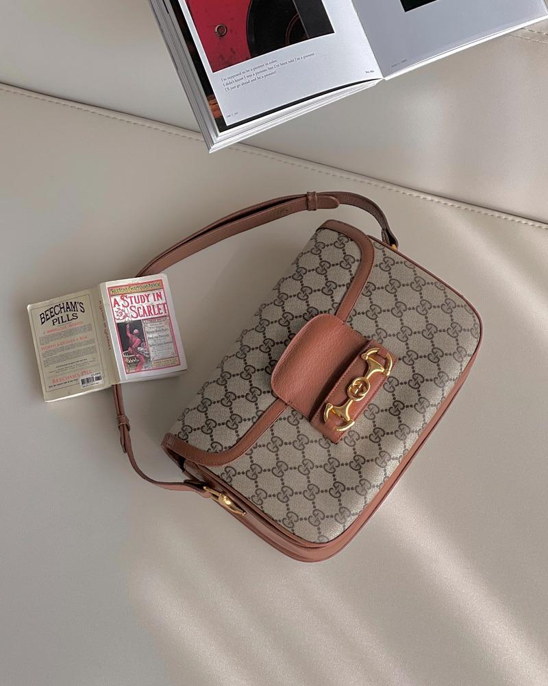 구찌 시마 브라운 홀스빗 크로스백