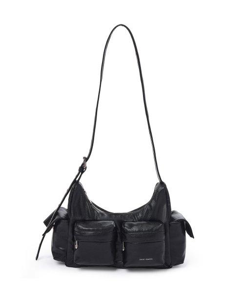 포켓 머그백 pocket mug bag M nappa black