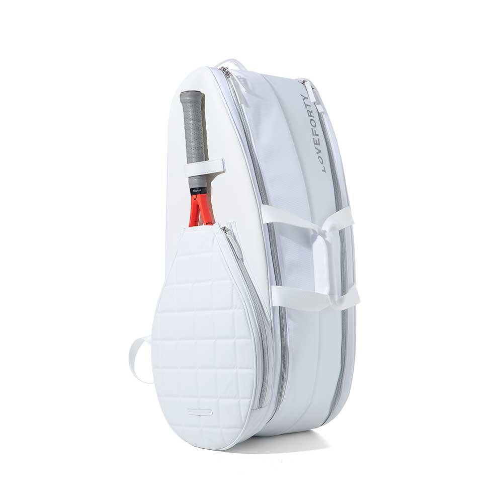 LOVEFORTY RACKET TOURBAG 12PACK WHITE