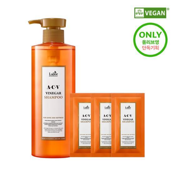 [지성샴푸] 아도르 비건 사과 식초 샴푸 430ml 기획 (+30ml 증정)