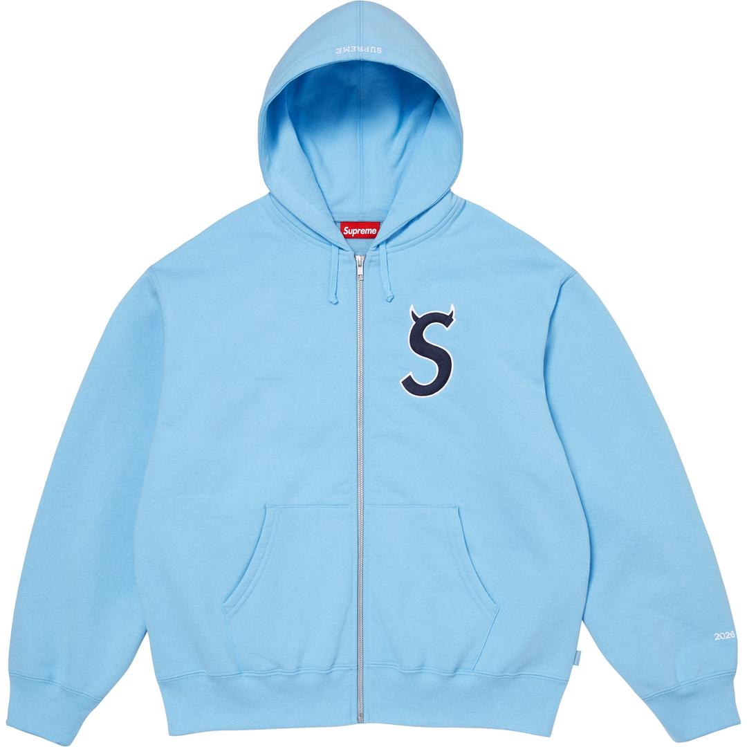 Devil S Logo Zip Up Hooded Sweatshirt - Shop