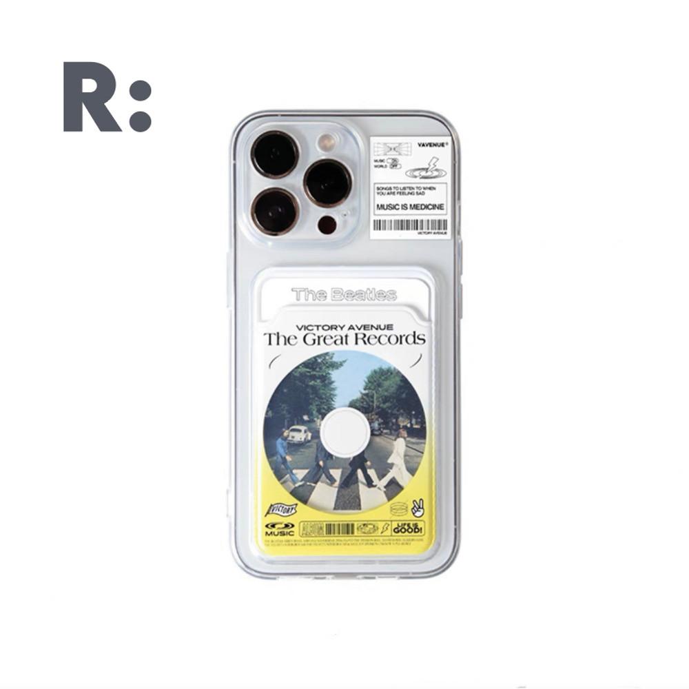 리코스모스 THE GREAT RECORDS 아이폰전용 카드수납케이스 소프트젤리/카드/수납