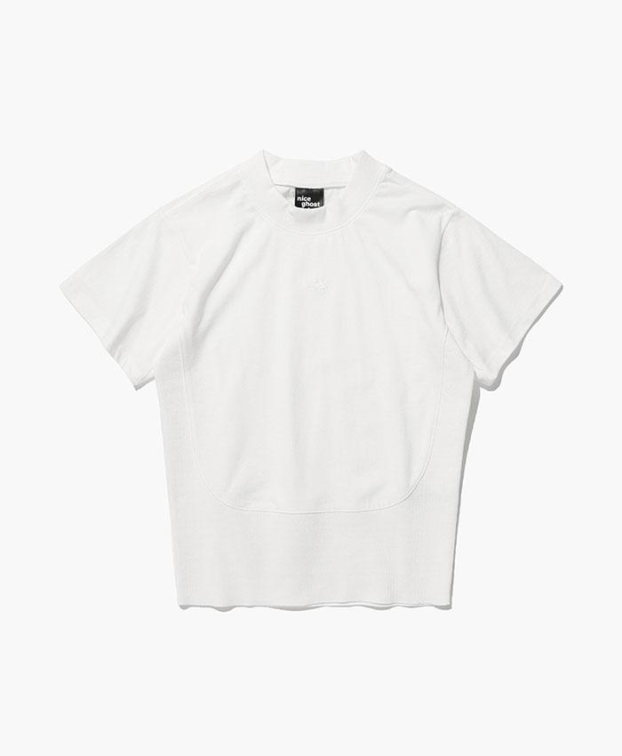 WAIST RIB TEE[WHITE]